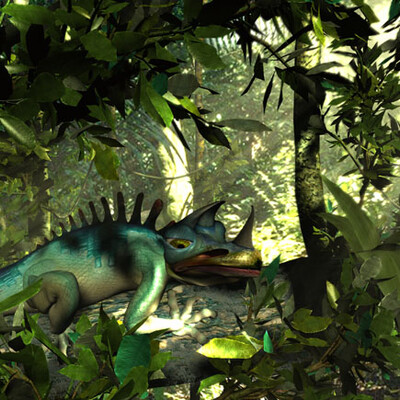 reptiliya v lesu