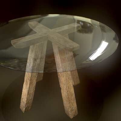 Glass table
