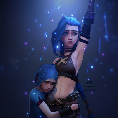 Jinx & Powder | Arcane (League of Legends)