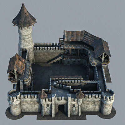 Medieval Fortress Outpost Castle