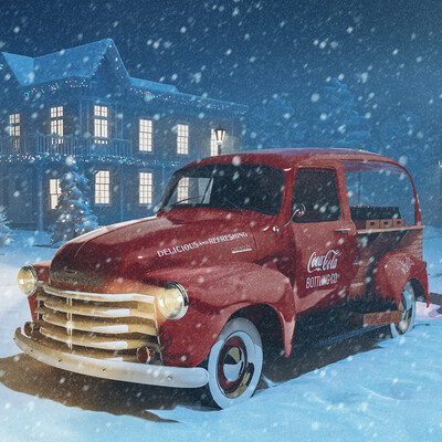 Chevrolet Canopy Truck - Coca-Cola delivery