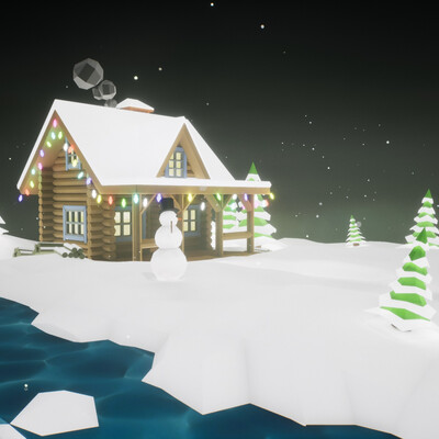 UE 4 Low poly scene