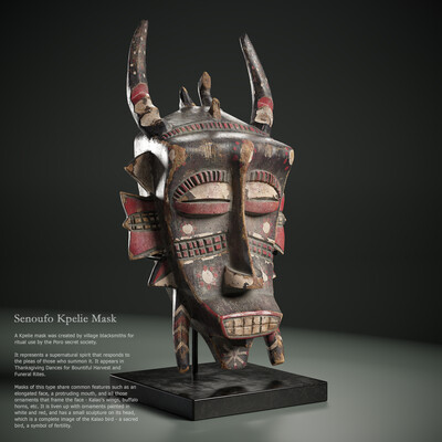 Senoufo Kpelie Mask