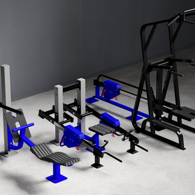 Outdoor exercise equipment 02
