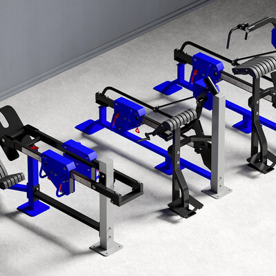 Outdoor exercise equipment 03