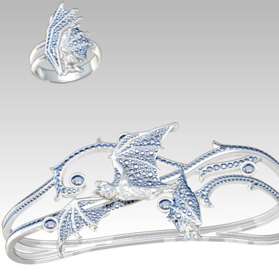 Palm bracelet Bats