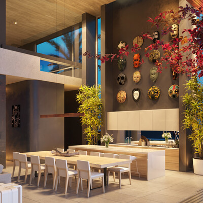 Rendering of a villa in South Africa