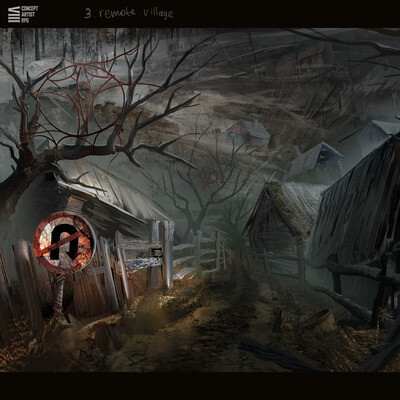 Abandoned village
