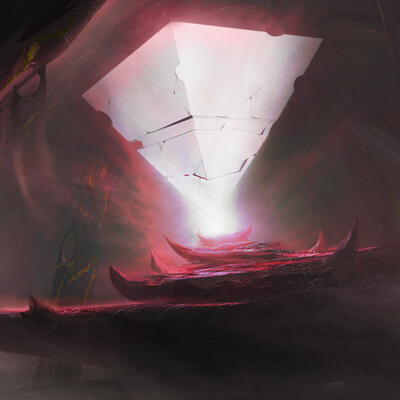 Hall of sacred obelisk