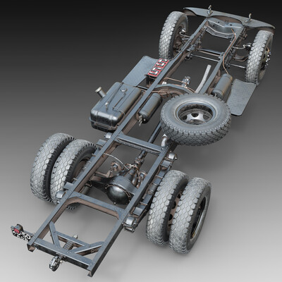 3D model ZIL-164_Frame.