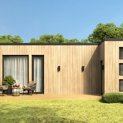 Modular house using frame technology for year-round living