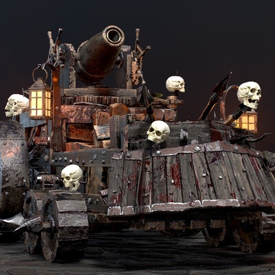 medieval tank (after action)