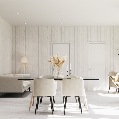 Example of FL Haus frame house finish
