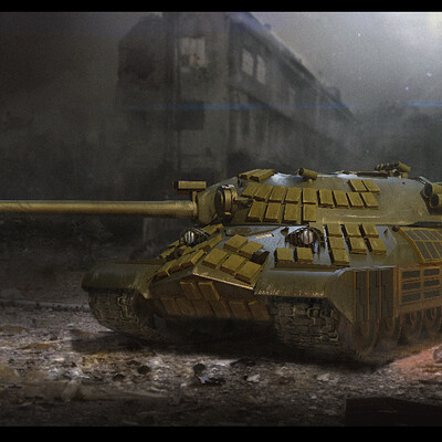 IS-7 "ОБТ" 3D Style Concept art