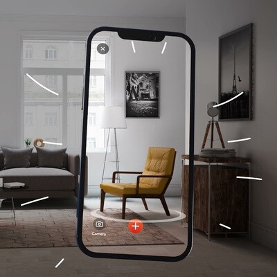 Augmented Reality mobile app Vizbl. Animated video