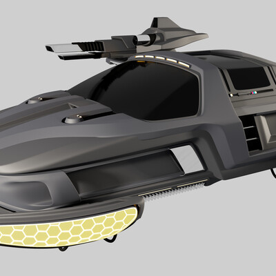 Car with triangle antigravs