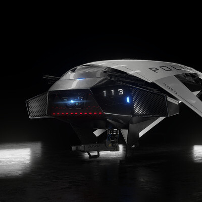 Police Drone "Suppressor" concept