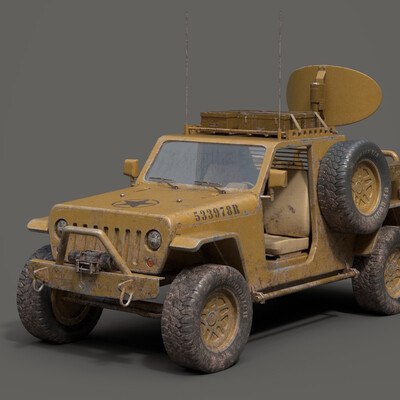Radiolocation Military Vehicle