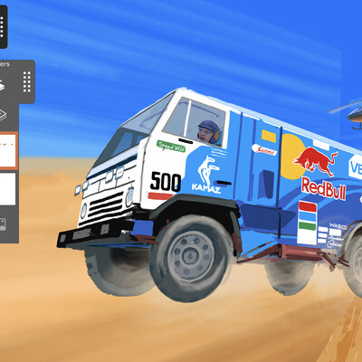 Dakar Mental canvas