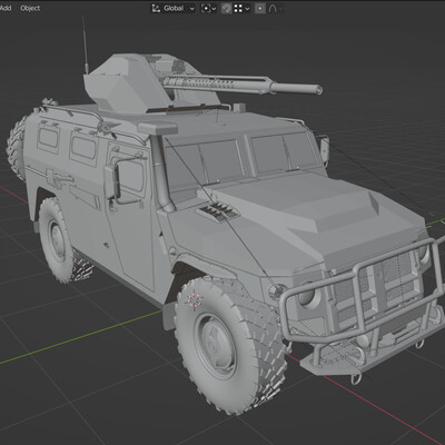 Tiger M with autocannon 2A72