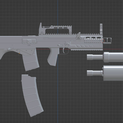 SHAK - 12 (ASH-12  assault rifle)