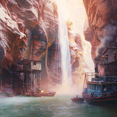 Smugglers Hideout - South sea.