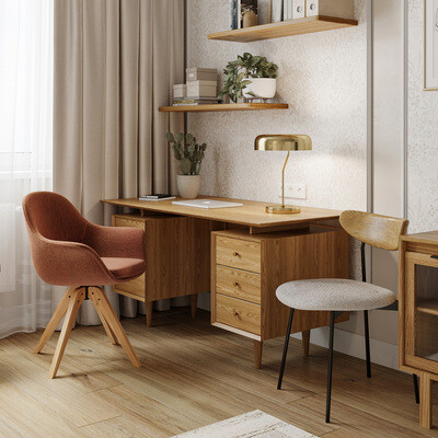 Visualization of the living room 24 sq.m.