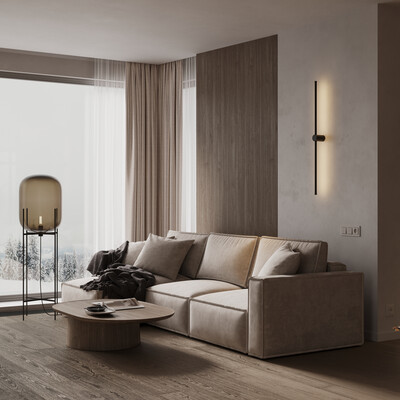 VISUAL Living area of ​​a house in Moscow