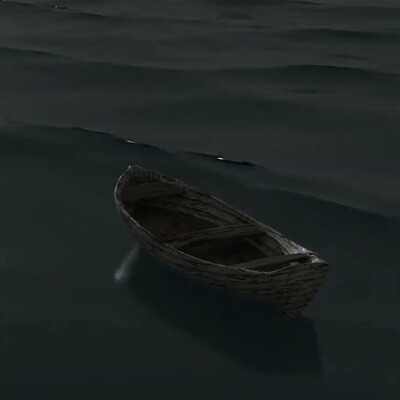 Boat at sea