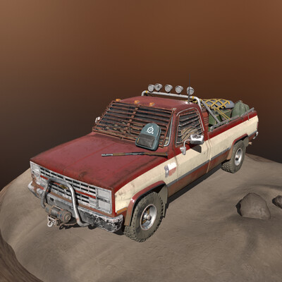 Survival pickup truck