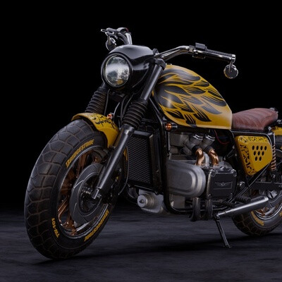 "Black Wing" - Custom bike