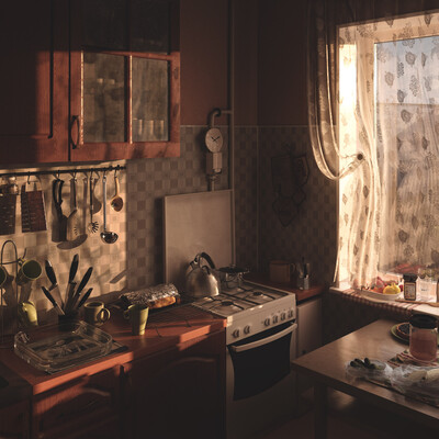 Morning in the kitchen