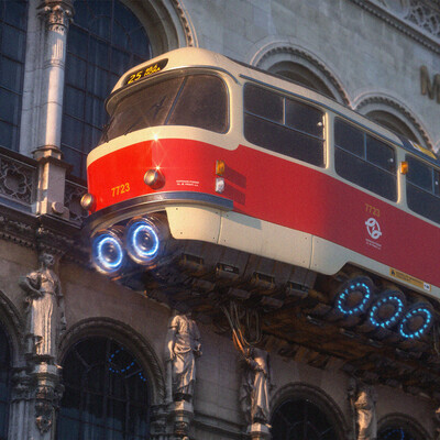 Tatra T3 Sci-Fi Tram