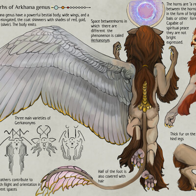 Reference sheet of Arhs of the Genus Arhana