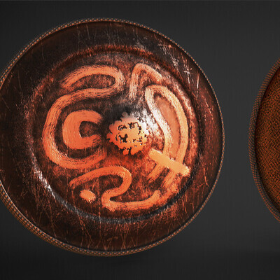 Gilded shield