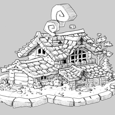 Funny little house
