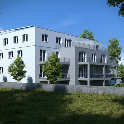 Visualization of an apartment building in Germany