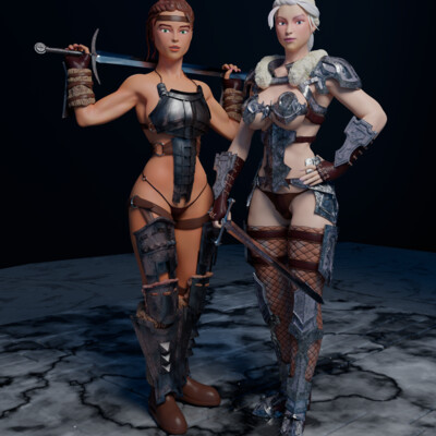 armor girls for the contest