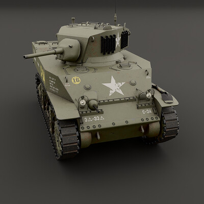 Light-tank M5A1 Stuart