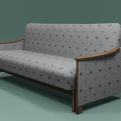 Soviet sofa of the 1960s