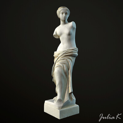 3D model of the Aphrodite statuette, photogrammetry
