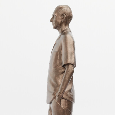 3D sculpture of man