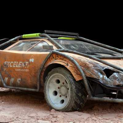 Rider on the wreckage