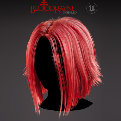 Real-time bob hairstyle inspired by BloodRayne