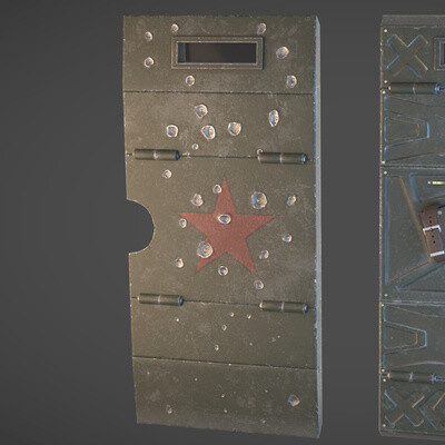 Folding Tower shield for a character