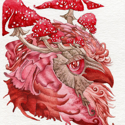 Mushroom owl