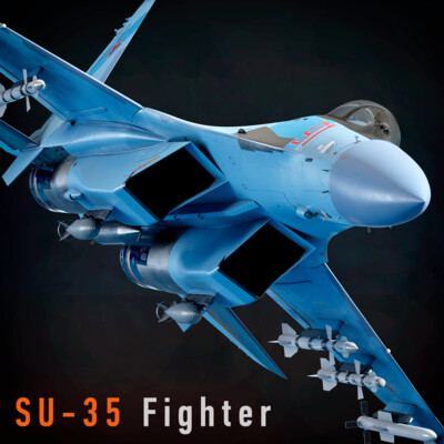 SU-35 fighter for the film "Nebo"