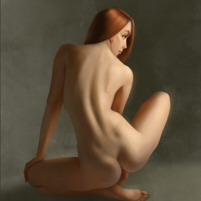 Nude model