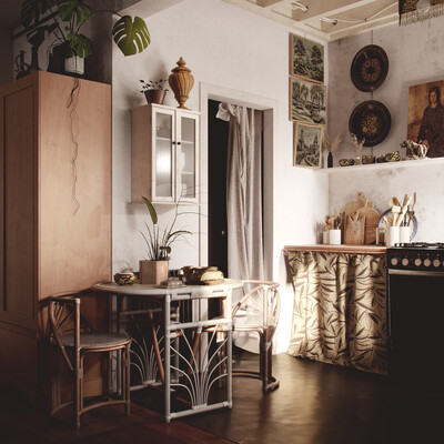 Сozy rustic kitchen