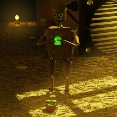 3D miner prisoner